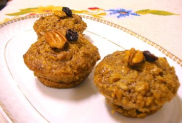Muffins de maçã e nozes