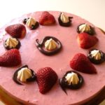 Pavê de morangos com chocolate