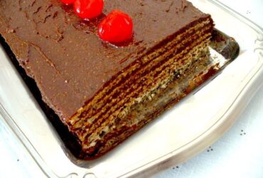 Torta de chocolate com amêndoas