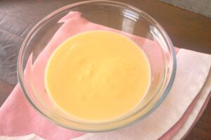 Creme inglês de coco