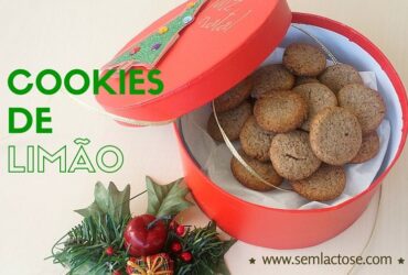 Cookies de limão sem glúten e sem leite