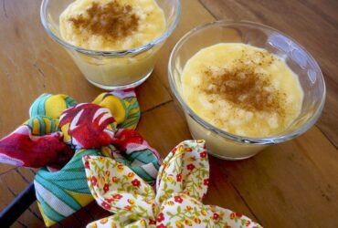 Arroz doce sem leite