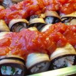 canelone de berinjela sem lactose