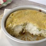 Torta cremosa de bacalhau